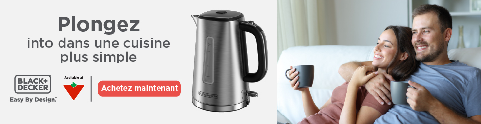Advertisement. BLACK+DECKER. Easy By Design. Plongez dans une cuisine plus simple. Available at Canadian Tire. Achetez maintenant.