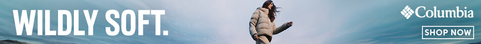 Advertisement. Columbia, Wildly Soft, Amaze Puff, Shop Now