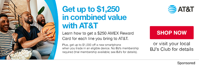 Get up to $1,250 in combined value with AT&T. Shop now. 