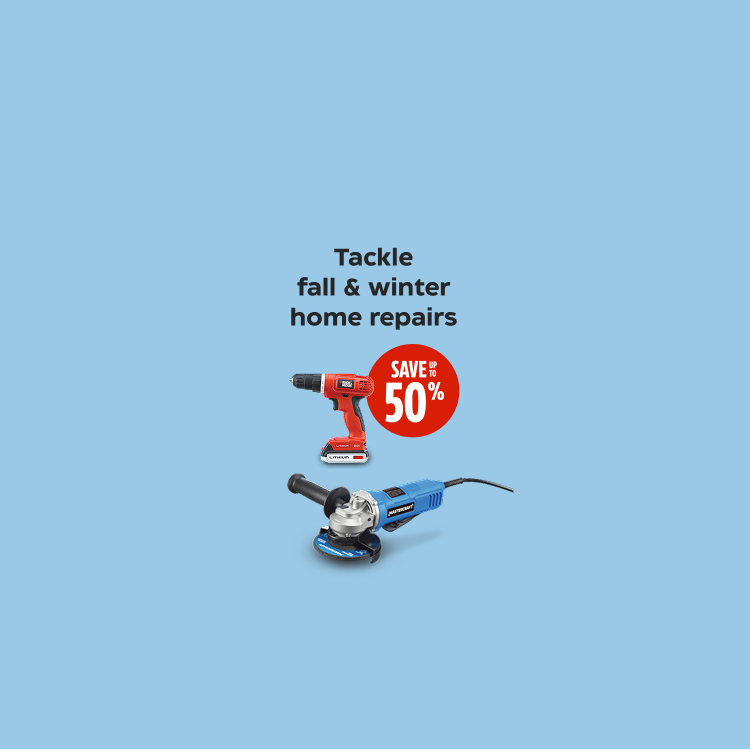 Complete your home to-do list and save up to 50% when tackling fall and winter home repairs. 