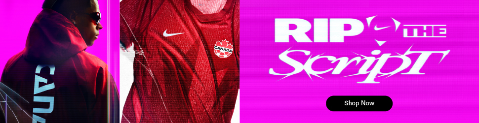 Advertisement. Nike, Canada, Jersey, Rip the Script, Shop Now