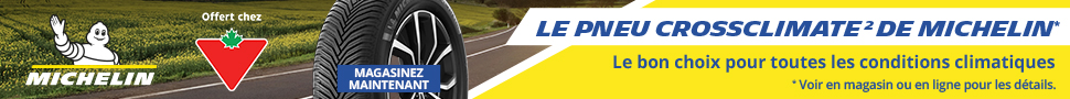 Advertisement. Le Pneu CrossClimate 2 De Michelin. Le bon choix pour toutes les conditions climatiques.