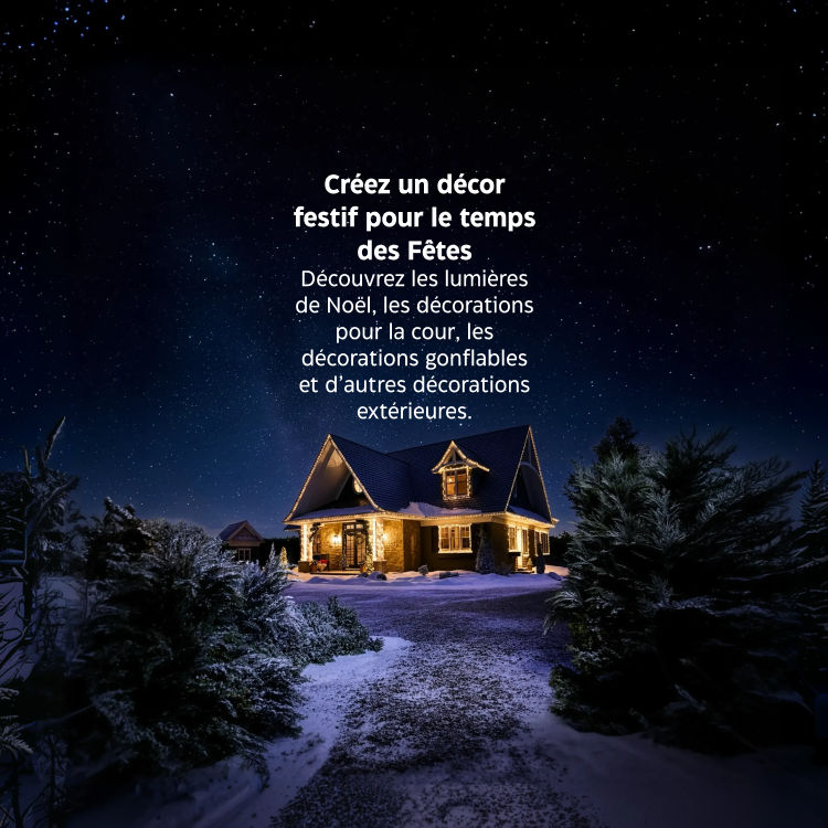 Publicité. Magasinez les lumières de Noël.