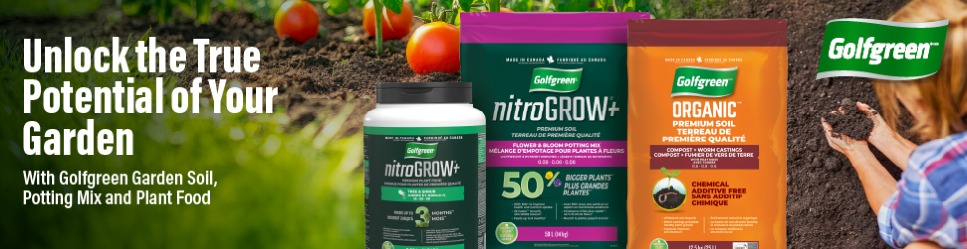 Advertisement. Unlock the true potential of your garden. With golfgreen garden soil, potting mix and plant food. golfgreen.