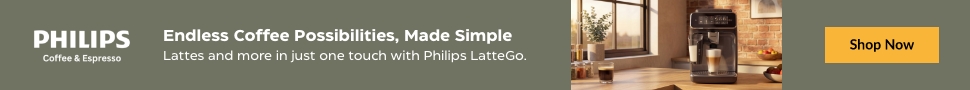 Advertisement. Philips Coffee & Espresso. Endless coffee possibilities made simple. Lattes and more in one touch with Philips LatteGo.
