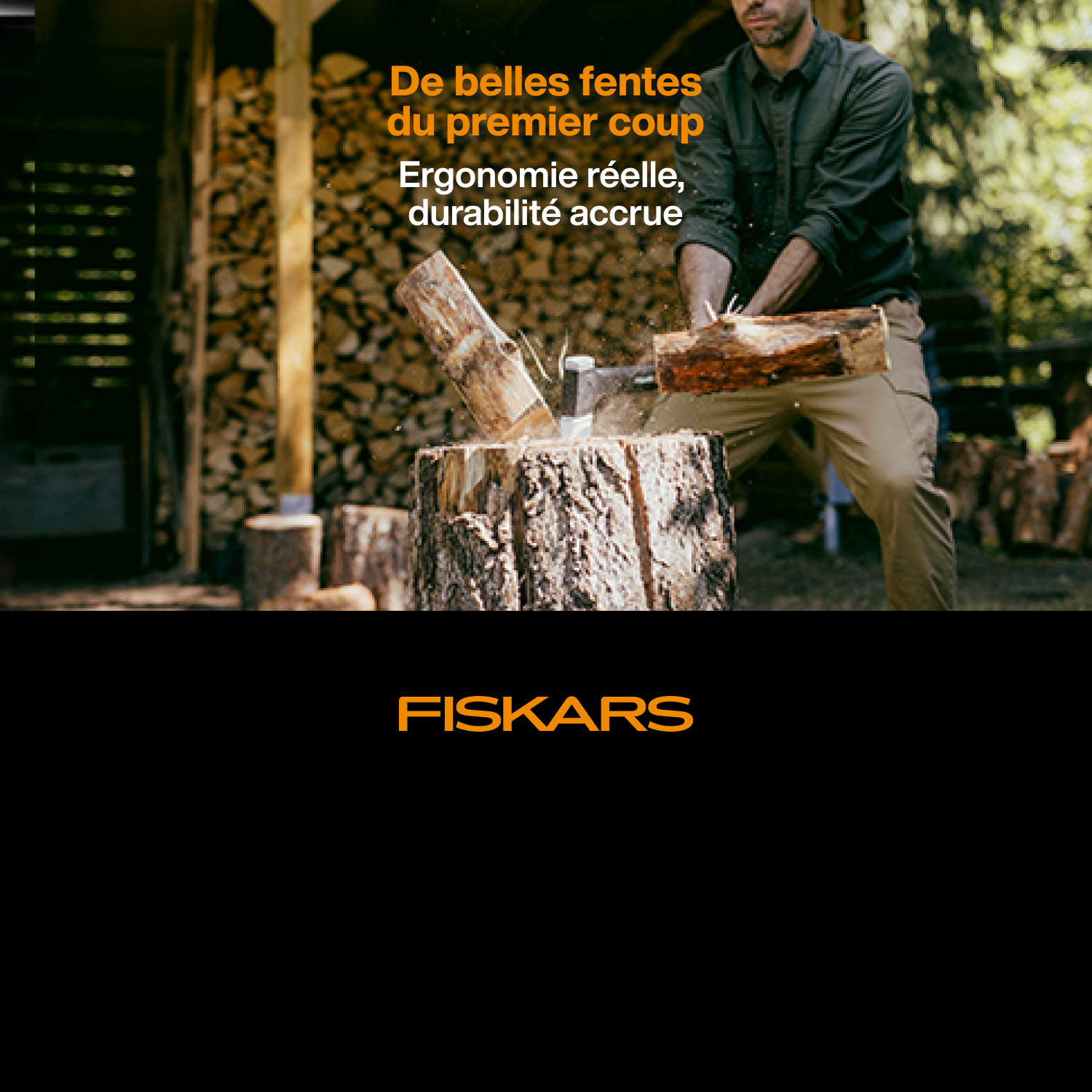 Fiskars. De belles fentes du premier coupErgonomie réelle, durabilité accrue. Magasiner.