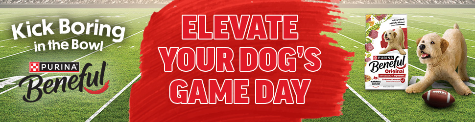 Advertisement. Elevate Your Dog's Gameday Purina Beneful