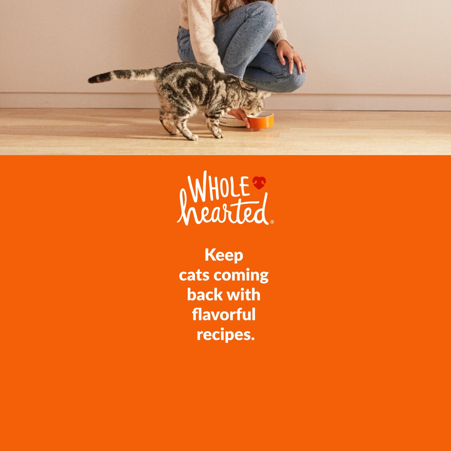 WholeHearted. Keep cats coming back with flavorful recipes. Shop Now.