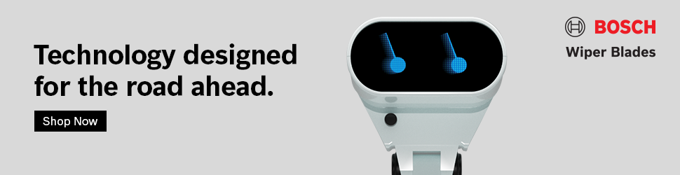 Advertisement. Bosch Wiper Blades Technology designed for the road ahead 