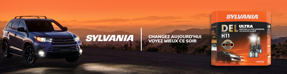 Advertisement. SYLVANIA. DEL ULTRA. CHANGEZ AUJOURD'HUI VOYEZ MIEUX CE SOIR.