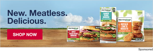 Morningstar Farms. New. Meatless. Delicious. 
