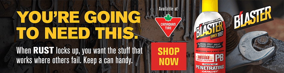 Advertisement. BLASTER® YOU’RE GOING TO NEED THIS. When RUST locks up, you want the stuff that works where others fail. Keep a can hand