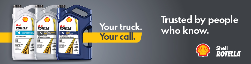 Advertisement. Shell ROTELLA. Your Truck. Your Call.