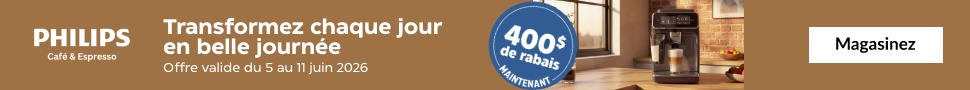 Advertisement. PHILIPS Transformez chaque jour en belle journée avec vos cafés préférés en un seul geste Magasiner 400$ de rabais