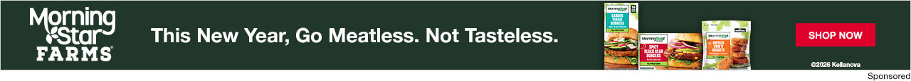 Morningstar Farms. This New Year, go meatless. Not tasteless. 