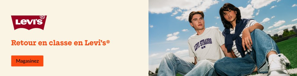 Publicité. Retour en classe en Levi's. Magasiner.