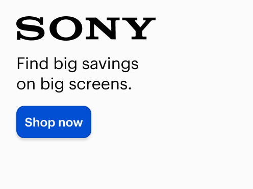 Find big savings on big screens.