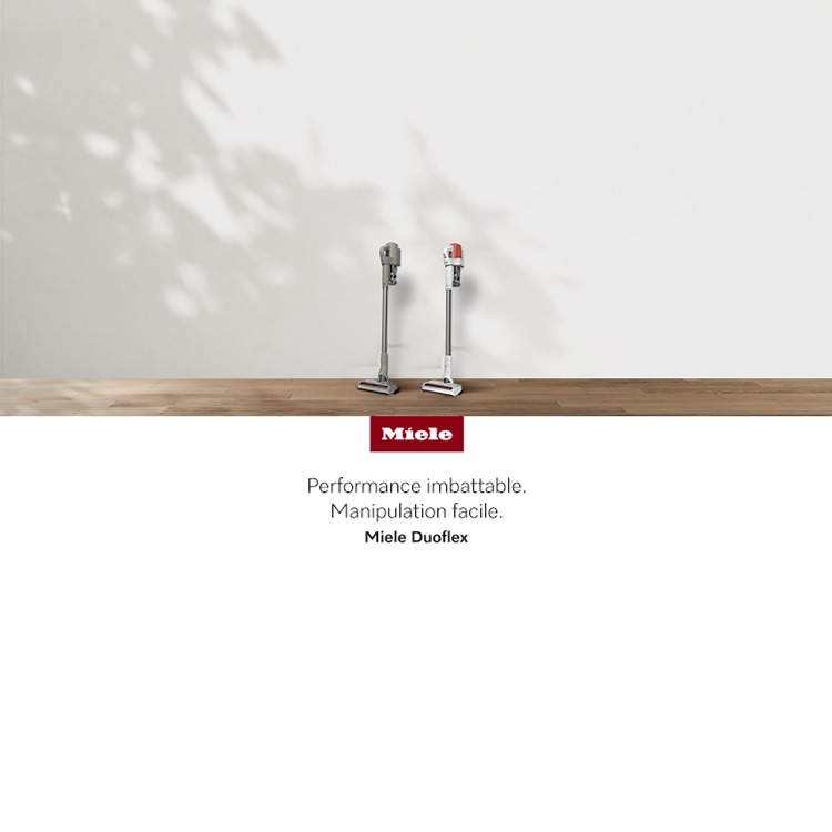 Miele. Performance imbatable. Manipulation facile. Miele Duoflex. Magasiner.