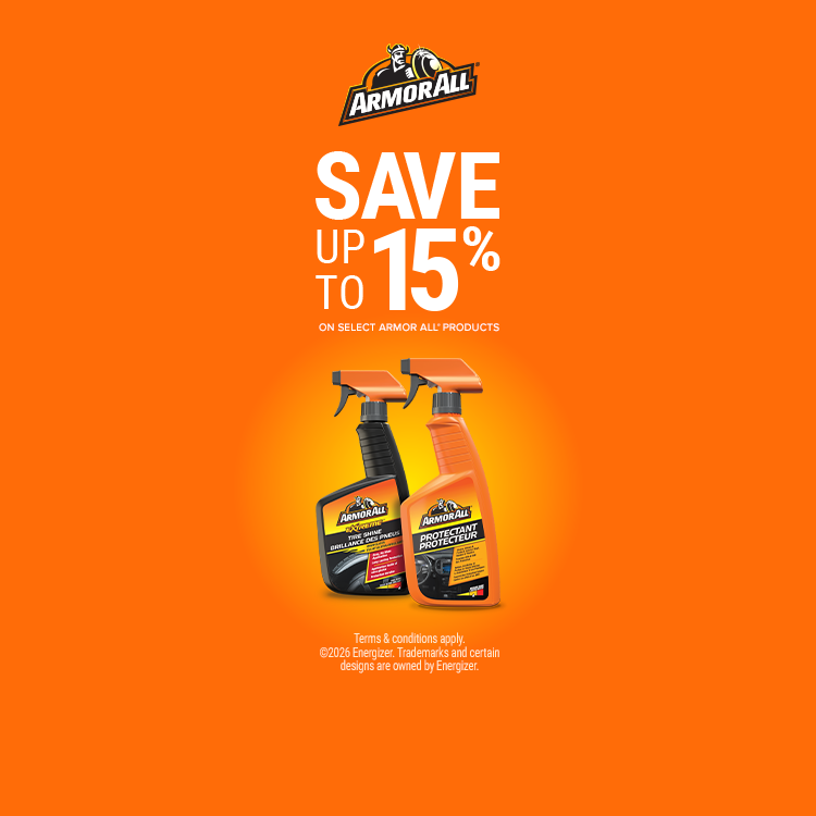 Armor All. Save up to 15% on select Armor All products. Buy Now.