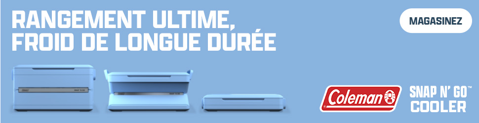 Advertisement. Coleman® / SNAP N’ GO™ COOLER RANGEMENT ULTIME, FROID DE LONGUE DURÉE MAGASINEZ
