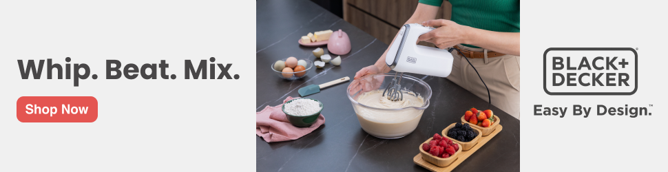 Advertisement. BLACK+DECKER. Whip. Beat. Mix.Shop now