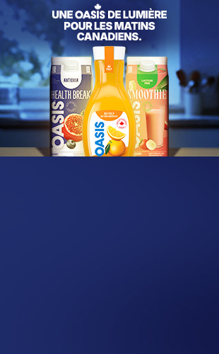 UNE OASIS DE LUMIÈRE POUR LES MATINS CANADIENS.