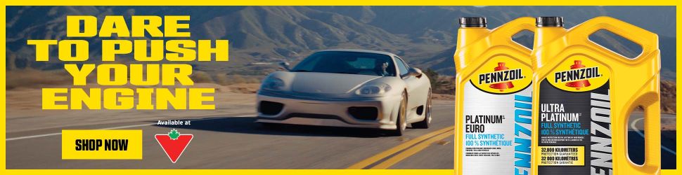 Advertisement. Pennzoil. DARE TO PUSH YOUR ENGINE. 00 6 35. SHOP NOW. Available at Canadian Tire. 


