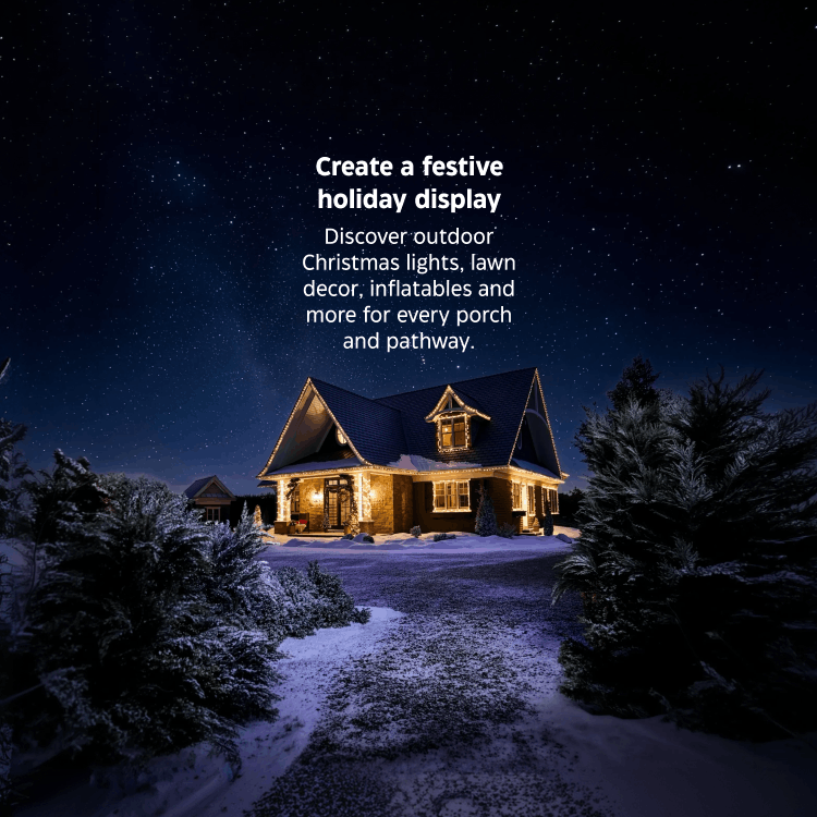 Advertisement. Shop Holiday Lighting.