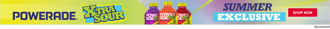 Powerade. XTRA Sour. Summer Exclusive. 