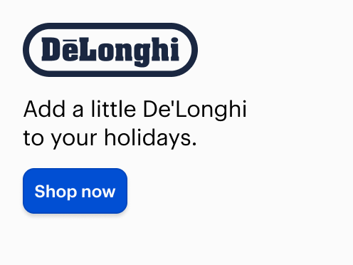 Add a little De'Longhi to your holidays.