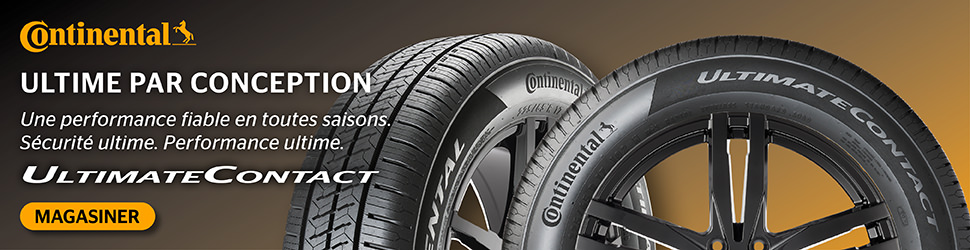 Advertisement. Ultime par conception. Une performance fiable en toutes saisons. Sécurité ultime. Performance ultime. Ultimate Contact. 