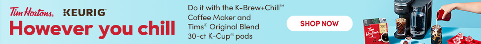 Advertisement. Tim Hortons Keurig® | However you chill | SHOP NOW | Do it with the K‑Brew+Chill™ Coffee Maker and Tims® Original Blend