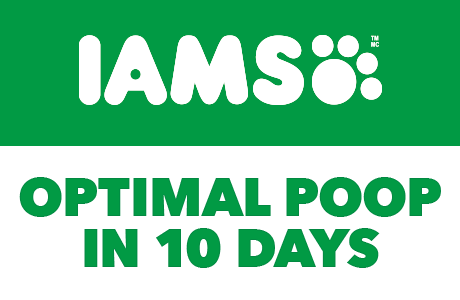 IAMS, OPTIMAL POOP IN 10 DAYS.