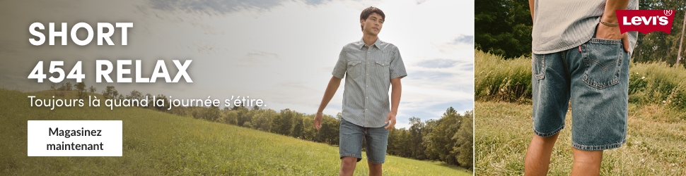 Advertisement. Levi's. SHORT 454 RELAX. Toujours là quand la journée s’étire. Magasinez maintenant.