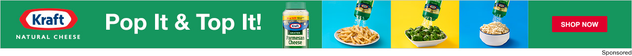 Kraft cheese. Pop it and top it! Shop now.