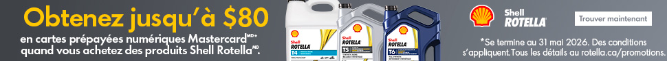 Advertisement. Shell Rotella Obtenez jusqu'a $80 en cartes prepayes numeriques Mastercard quand vous achetez des produits Shell Rotella