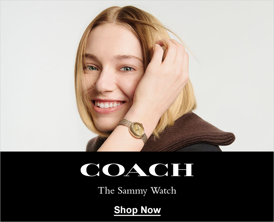 COACH, The Sammy Watch. Shop Now