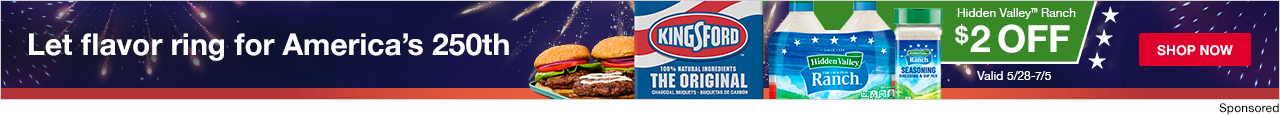 Let flavor ring for America's 250th. Hidden Valley Ranch. Shop now. 
