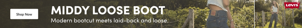Advertisement. Levi's. Middy Loose Boot. Modern bootcut meets laid-back and loose.