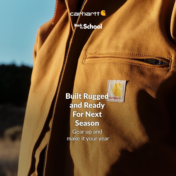 Carhartt, Back to School, Built Rugged and Ready For Next Season, Gear up and make it your year, Shop Now