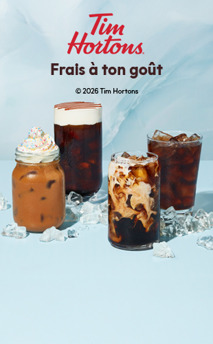Tim horton. Frais à ton goût