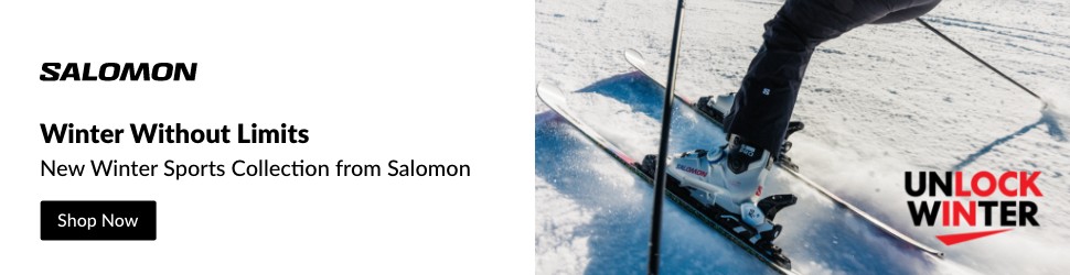 Advertisement. Salomon, Winter Without Limits, New Winter Sports Collection from Salomon, Shop Now, Unlock Winter