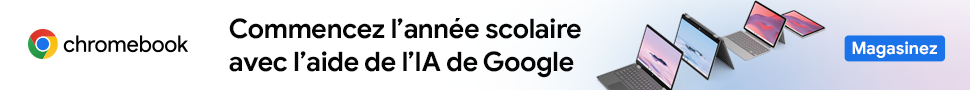 Advertisement. Chromebook. Commencez l’année scolaire avec l’aide de l’IA de Google. Magasinez.