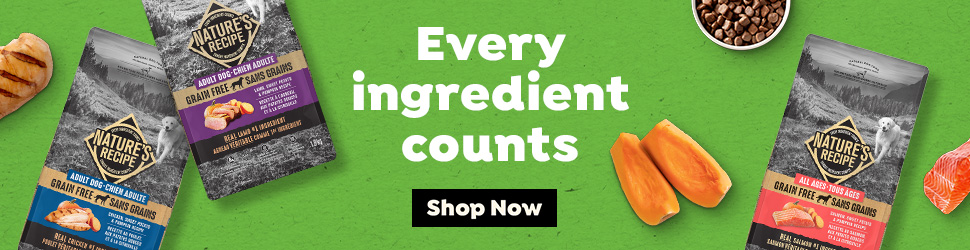 Advertisement. Nature's Recipe, Every ingredient counts