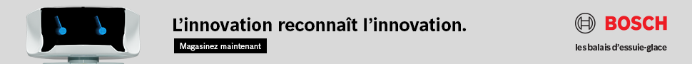 Advertisement. Bosch Les Balais D'essui-glace L'innovation reconnait l'innovation