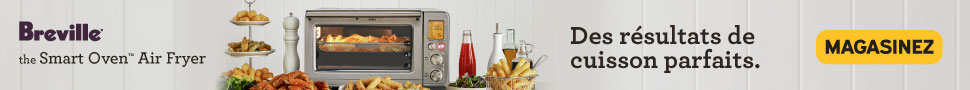Advertisement. Breville. the Smart Oven Air Fryer. Des resultats de cuisson parfaits. Magasinez. 