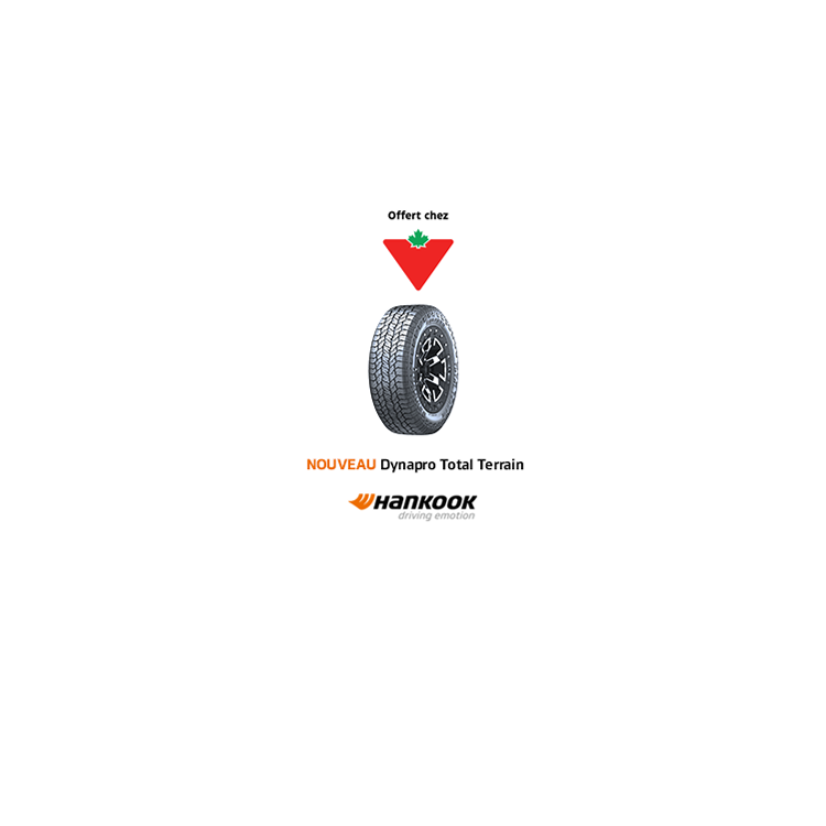 Hankook. NOUVEAU Dynapro Total Terrain. Découvrez.