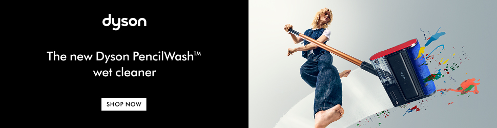 Advertisement. dyson. The new Dyson PencilWash™ wet cleaner. SHOP NOW
