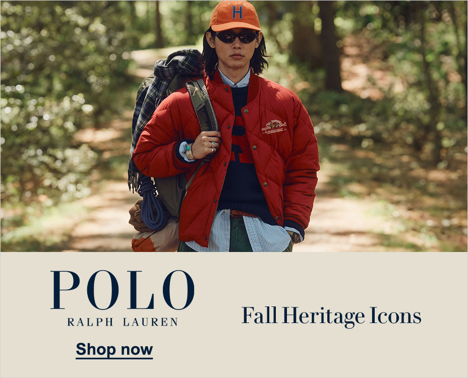 POLO. RALPH LAUREN. FALL HERITAGE ICONS. SHOP NOW.